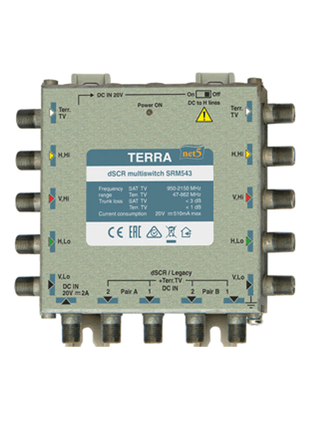 Digital Dscr Multiswitch 950-2150 Mhz Terr.47-862mhz