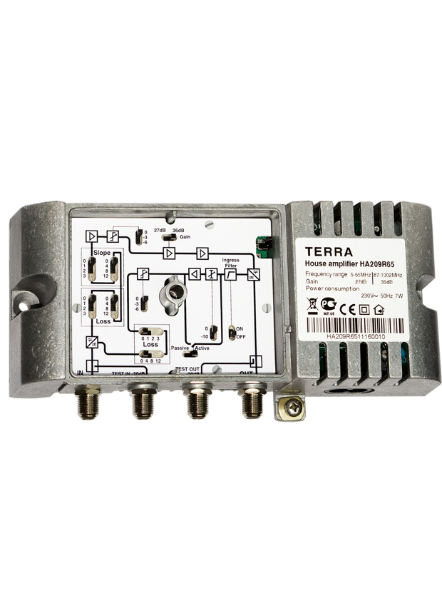 RF House amplifier 47-1002 Mhz 36 dB gain high power